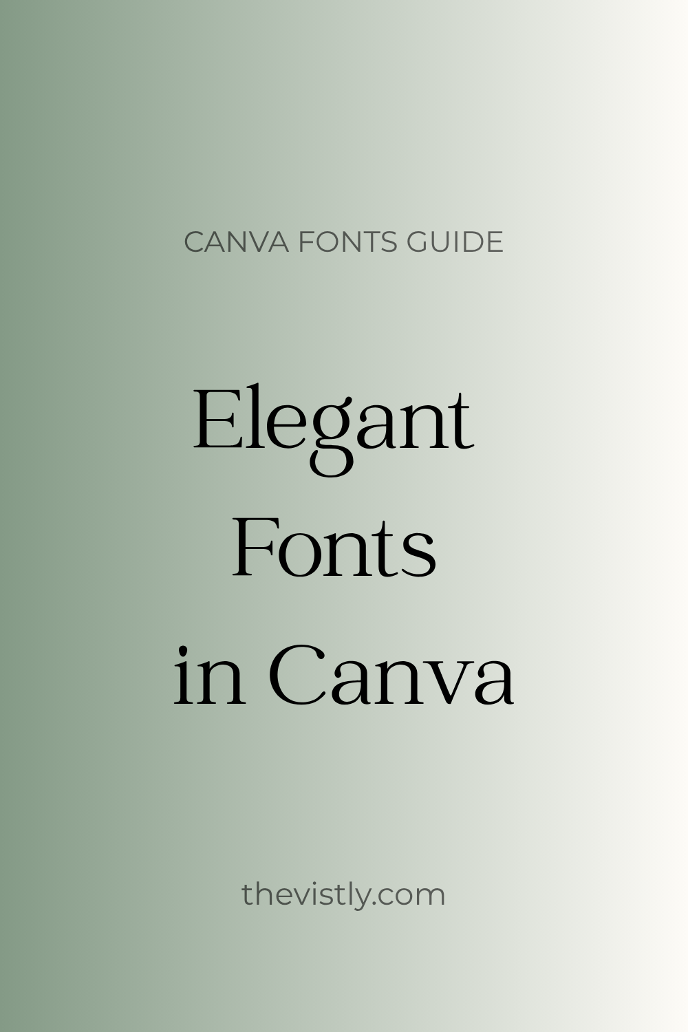 best elegant fonts on canva