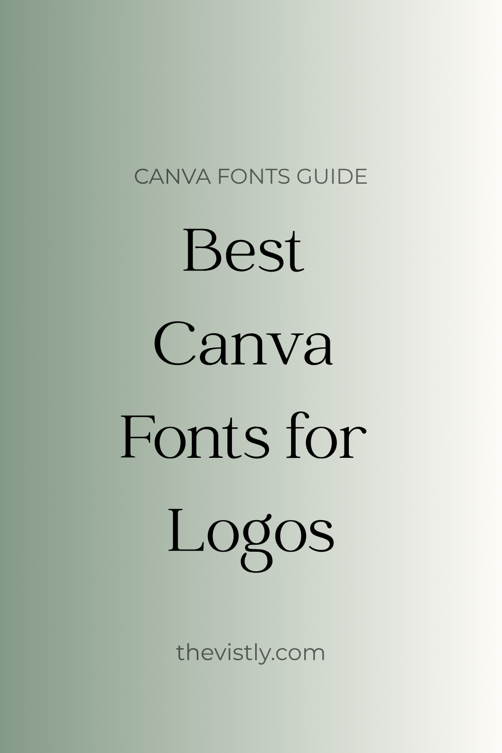 Best Canva Fonts for Logos