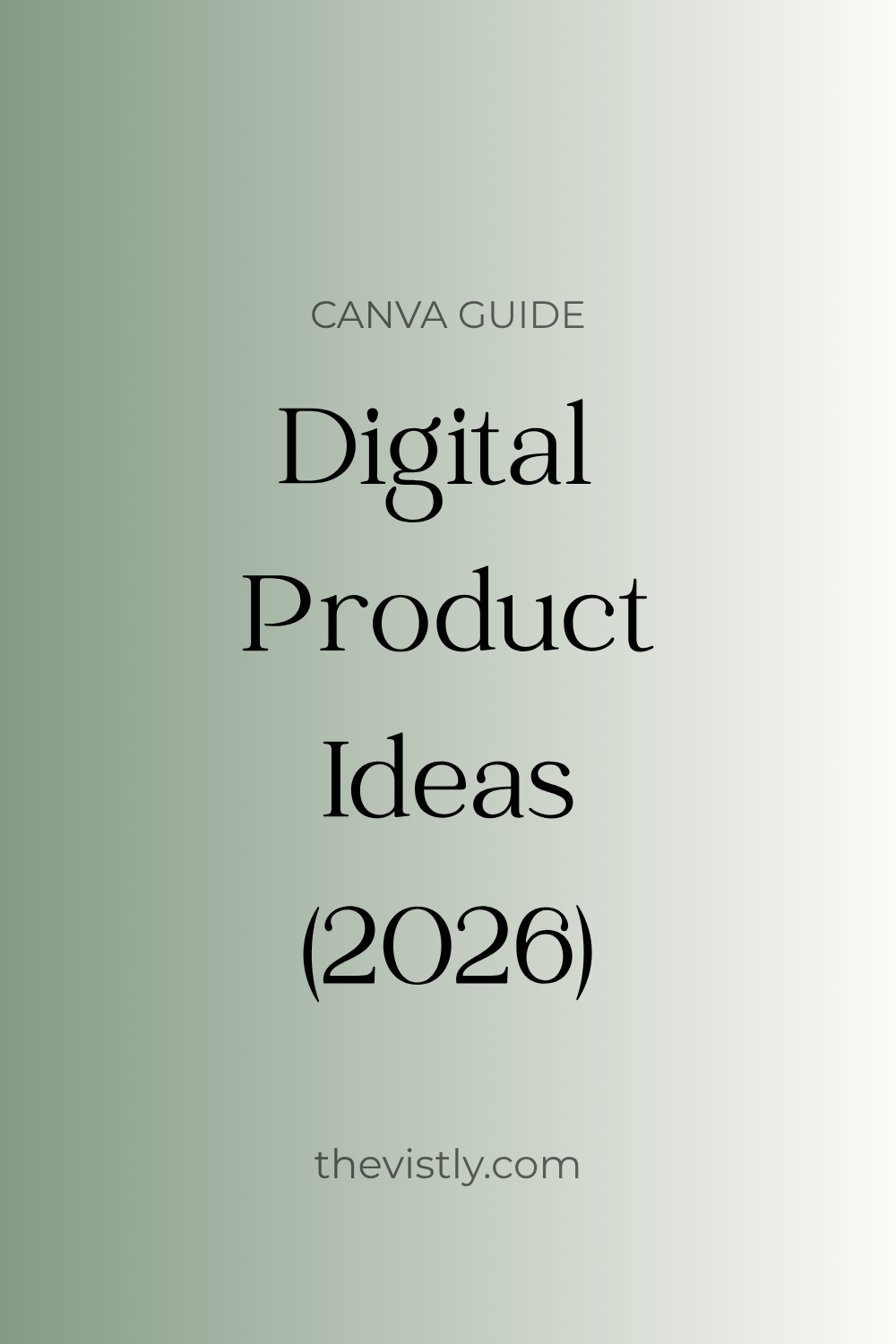 DIGITAL PRODUCT IDEAS
