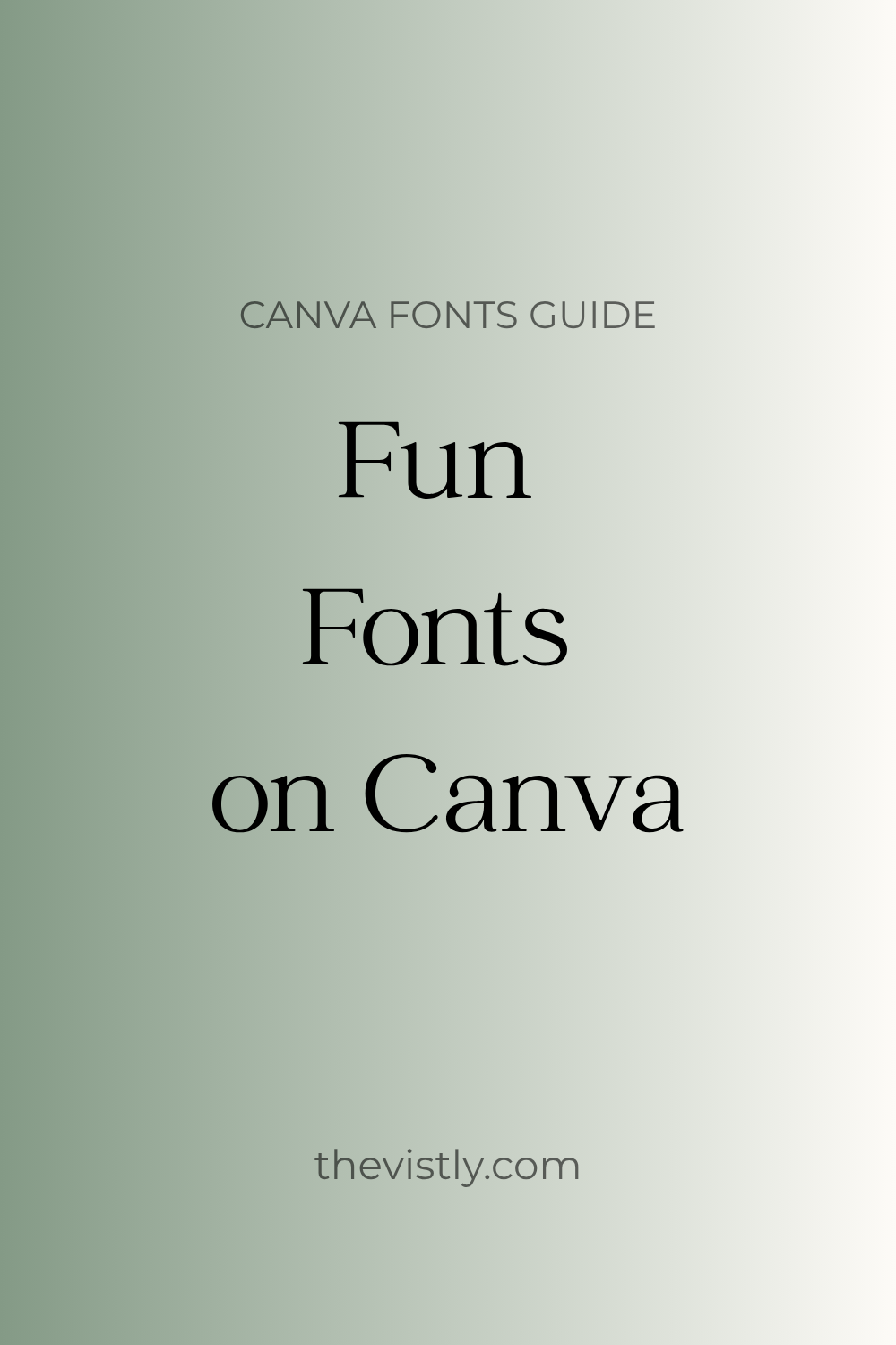 fun fonts on canva