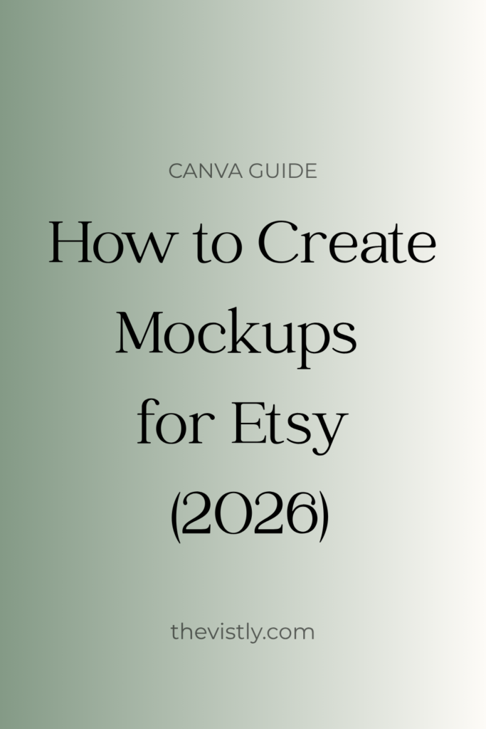 how to create mockup for etsy
