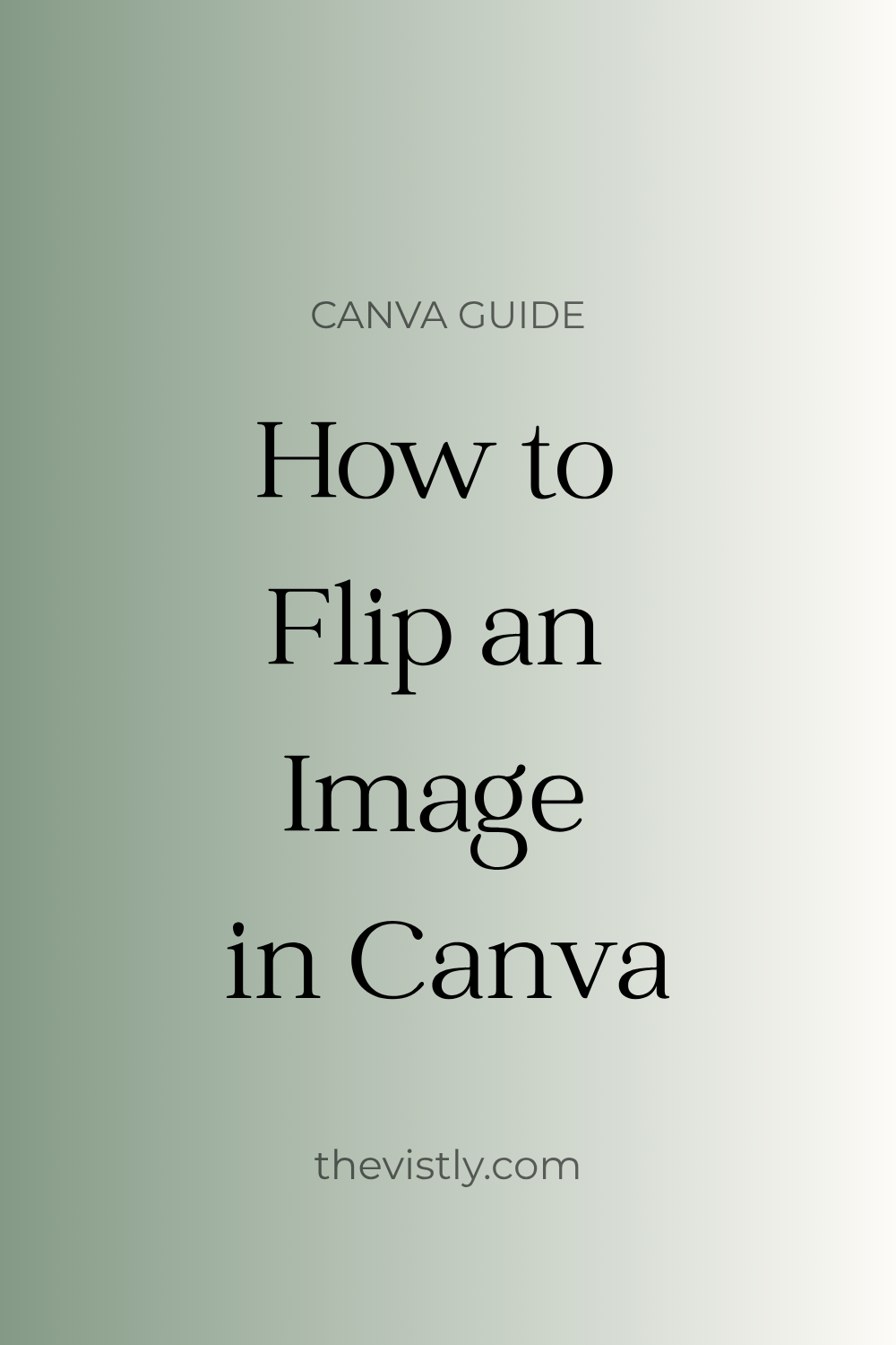 how to flip an image in canva