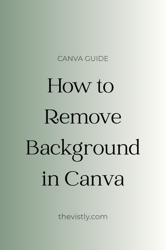 how to remove background in canva