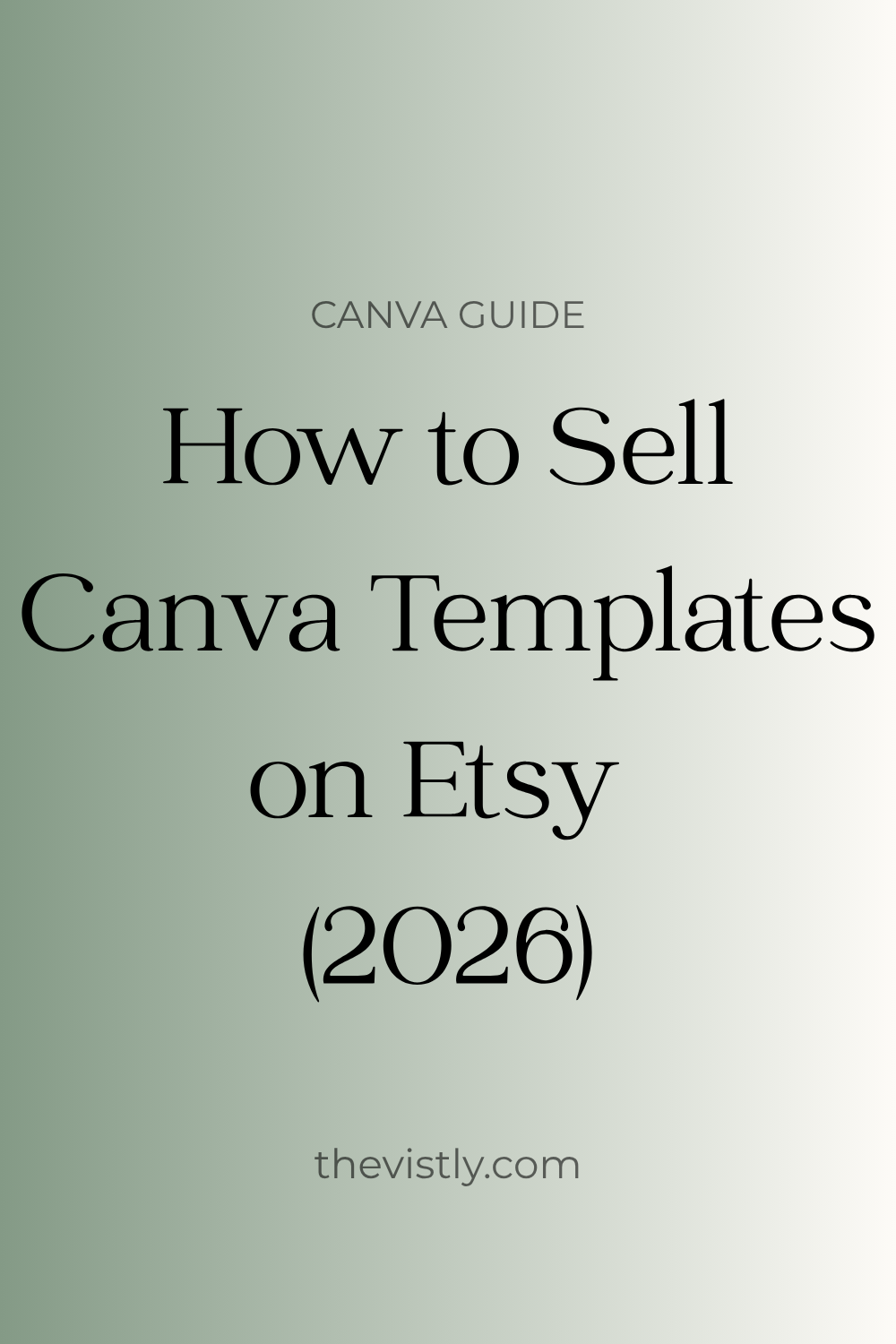 HOW TO SELL CANVA TEMPLATES ON ETSY