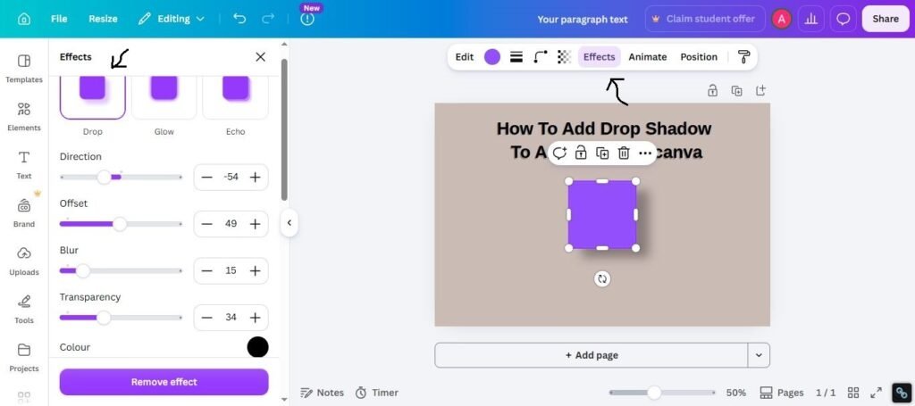 Use lighter shadows for cleaner designs.