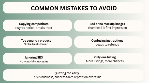 
How to Sell Canva Templates on Etsy for Common Mistakes to Avoid