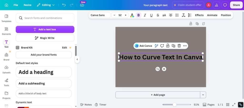 Add Text